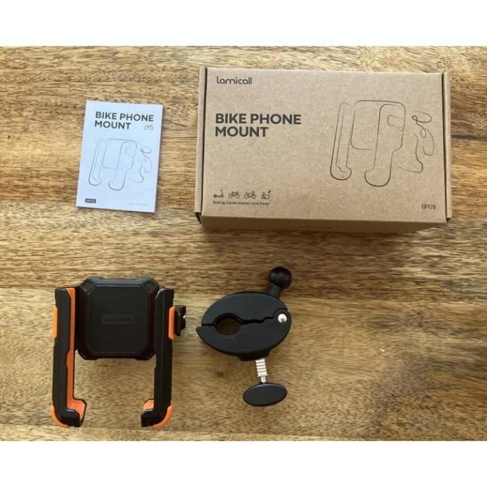 New Motorcycle Phone Mount Holder - [Camera Friendly] [1s Lock] Bike Phone Holde